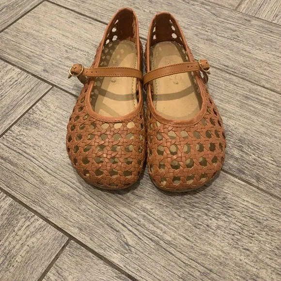 Origo Women's Woven Ballerina Toffee Mary Jane Sandals (Barefoot) - Picture 3 of 8